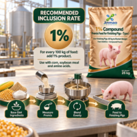 Jinmao 1% Prémélange composé d'additifs alimentaires de type I pour porcs de finition, de 60 kg à 25 kg de poids de marché