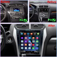 Autoradio pour Ford Explorer 2011-2019, navigation GPS Android, écran tactile, CarPlay sans fil, DSP, FM, BT, RDS, SWC, 4G, WiFi