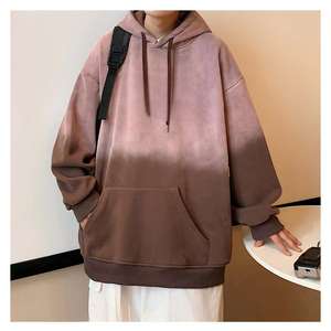 Sweat à capuche surdimensionné 360gsm lavé de haute qualité en coton 100% du fabricant direct avec motif d'impression personnalisé pour hommes - Product Image 4