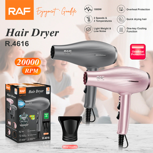 Secador de Pelo Profesional RAF R.4616, 1800W, 20000 RPM, Secado Rápido, Bajo Ruido, Protección Contra Sobrecalentamiento, Herramienta de Peinado - Product Image 4