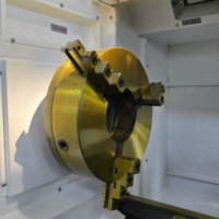Tour CNC CK6180, portée de coupe 800 mm, guidage 600 mm, alésage de broche 105 mm, broche A2-11, 11 kW, machine de tournage de métaux lourds