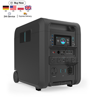 Station d'alimentation portable tout-en-un, générateur solaire haute efficacité, alimentation de secours 2500W 3KW 4.2KW 5KW 6KW 8KW 10KW 12KW