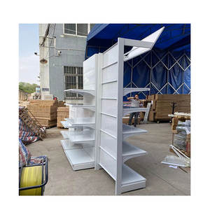 Estante de Metal personalizado para supermercado, estantería de exhibición de doble cara para supermercado, Lozier madux <span class=keywords><strong>Gondala</strong></span> - Product Image 6