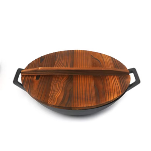 Woks Tradicionais de Ferro Fundido Antiaderente para Cozinha Grande e Indução - Product Image 2