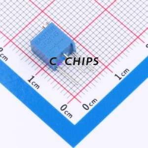 3266W-102 Adjustable Resistor / <b>Potentiometer</b> Through hole Component (THT)-3P,6.8x4.7mm Resistor 1kOhm 10% 500mW 250ppm/ - Product Image 1