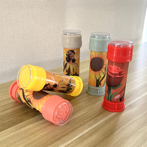 Tube <span class=keywords><strong>à</strong></span> essai vide en plastique Summer Magic Maze Blowing Kids 30ml 60ml Small Custom Design Printing Bubble Water Stick Wand Soap Toys - Product Image 2
