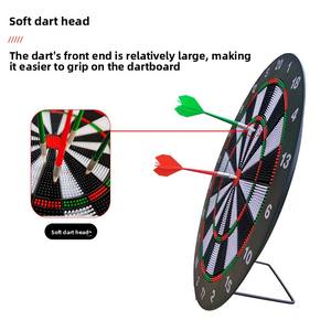 <span class=keywords><strong>Cible</strong></span> de fléchettes en plastique de sécurité 16 pouces pour la famille, les fêtes, les clubs, la maison, l'intérieur, l'extérieur, le camping et les voyages - Product Image 2