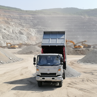 Camion benne Sinotruk 8 m³ 4x2 Euro 2 Diesel robuste neuf conduite à gauche 5-10T