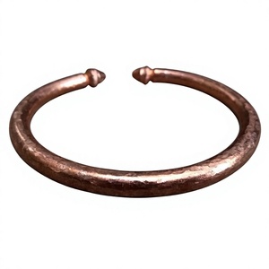 Traditional Ayurvedic Copper <b>Bracelet</b> Adjustable Handmade Healing Jewelry For Men Women And Wellness Lovers - Product Image 1