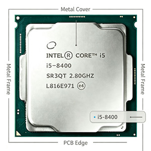 ใหม่สำหรับ Core <span class=keywords><strong>I5</strong></span>-<span class=keywords><strong>8400</strong></span> SR3QT CM8068403358811 Coffee Lake 6 คอร์ 2.8GHz (4.0GHz Turbo) LGA1151 OEM Tray โปรเซสเซอร์เดสก์ท็อป 14nm - Product Image 5