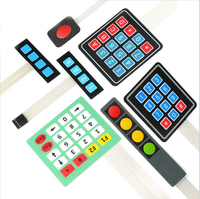 Clavier de commutation à Membrane pour imprimante, à matrice Flexible, avec couche d'impression numérique, bouton tactile, PET