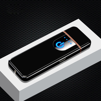 Briquet Électrique Rechargeable USB Sans Flamme à Bobine, Briquet à Cigarette par Sublimation