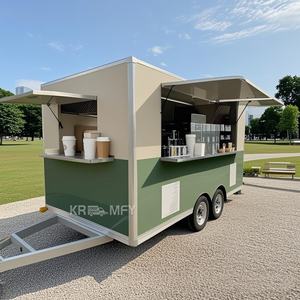 Remolque de Comida de Aluminio 2025, Camión Bar Móvil en Venta, Carrito de Comida Multifuncional - Product Image 5