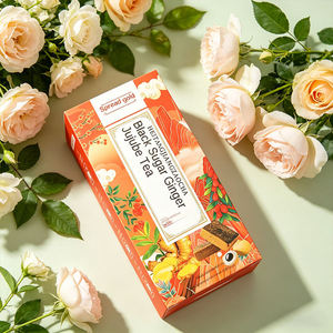 Caja <span class=keywords><strong>de</strong></span> 150g <span class=keywords><strong>de</strong></span> Té Diario para <span class=keywords><strong>el</strong></span> Tiempo Libre, Té Premium <span class=keywords><strong>de</strong></span> <span class=keywords><strong>Jengibre</strong></span>, Rosa y Jujube en Bolsitas, Bebida Herbal Floral <span class=keywords><strong>de</strong></span> Frutas Mixtas Naturales, Caja Portátil - Product Image 1