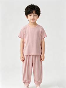 Magliette in Cotone Lavorato a Maglia Personalizzabili per Bambini, Top Casual per Ragazzi e Ragazze - Product Image 2