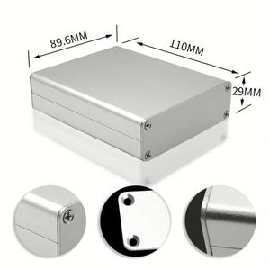 EBM Electric Power Amplifier Case OEM ODM Custom CNC Machining Anodized Aluminum Profile IP54 HF-A-317 Model Electronic GPRS Box - Product Image 3
