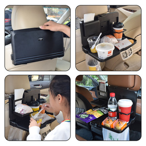 Shunwei Automotive Folding Table Tray, Car <b>Seat</b> Back <b>Storage</b> Rack, Beverage Holder, Cup Holder, Car Small Table, Rear <b>Seat</b> - Product Image 2