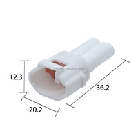 Conector impermeable automotriz de 2 orificios, Conector de modificación de lámpara antiniebla 6187-2171 6180/21, 2181