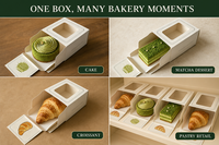 Boîtes d'emballage personnalisées en matériaux recyclés pour gâteaux, macarons, biscuits, boîtes artisanales pour biscuits
