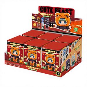 12 Scatole all'Ingrosso EAKI Ninja Naru <span class=keywords><strong>Shippuden</strong></span> - Peluche Carini 'Sit-and-Party' in Vinile, Statuette Anime in Scatola Misteriosa - Product Image 1