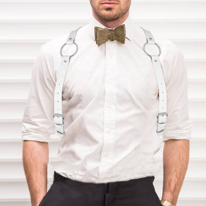 Мужское белье кожаный ремень для мужчин Регулируемая гей одежды сексуальное тело нагрудный ремень панк Рейв костюмы для секса - Product Image 5