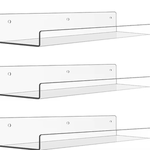 Fabricant d'étagères en acrylique étagères de rangement murales flottantes invisibles étagères murales pour livres d'enfants étagères de présentation en acrylique - Product Image 1