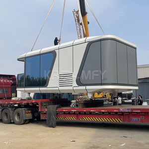 Casa Contenedor Modular Prefabricada de Lujo, Tipo Cápsula Espacial, Impermeable, Material HDPE Ecológico, Mini Casa - Product Image 4