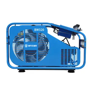 Germany Bauer 7.5kw Electric Motor Driven High Pressure Air Compressors 4500psi For Fire Fighting Scuba Diving