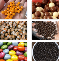 Dragée Praline Noix Sucre Pulvérisateur Caramel Spray Petite Machine à Enduire le Popcorn pour Arachide Noix dans le Chocolat