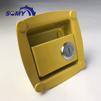 Serrure mécanique durable 13Y-54-11270 compatible avec les machines de génie civil Komatsu, serrure de cabine stable pour l'entretien quotidien des excavatrices