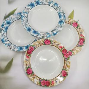 Plato de Plástico 9007 con Borde Imitación Porcelana, Engrosado e Irrompible para Platos Fríos y Frutas, Suministro de 2 Yuanes - Product Image 3