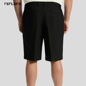 Pantalones Cortos de Vestir para Hombre, Tallas Grandes, Plisados, Ajustados, Casuales, Holgados, Elegantes, para Verano - Product Image 5