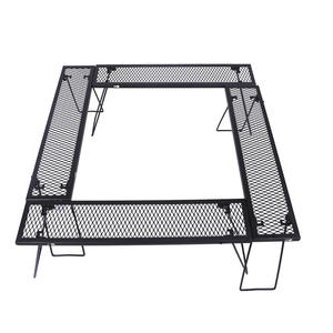 Mesa de Picnic Plegable Grande para Exteriores, de Hierro Forjado, Se Puede Unir, Ligera y Portátil, con Malla, para Camping - Product Image 1