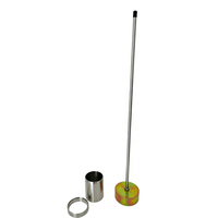 Coupe-échantillons de sol SF avec protection IP65, haute précision (1%), garantie 1 an, diamètre intérieur 100 mm, longueur 150 mm, masse de 9 kg, pilon en acier