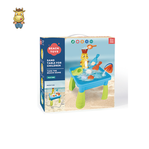 Mesa de Juego de Arena y Agua para Niños, Set de Playa de 15 Piezas con Cascada de Pato, Moldes, Regadera, Juguete de PP para Niños Pequeños - Product Image 6