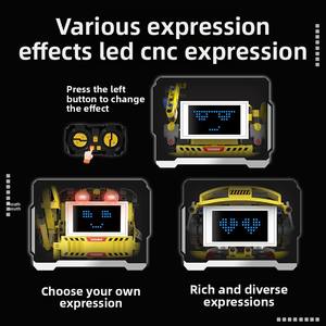 Excavatrice compatible <span class=keywords><strong>Lego</strong></span> avec mini-blocs de construction, robot d'ingénierie LED 5 modèles, télécommande + application programmable, double contrôle RC, jouet - Product Image 3