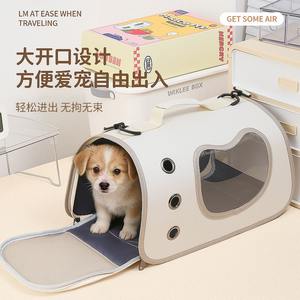 New Pet Travel Bag Foldable Portable Dogs <b>Cats</b> Car-Friendly Breathable Large Capacity Shoulder Hand-Held - Product Image 4