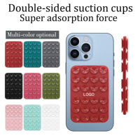 Ventouse en silicone Support de téléphone à ventouse double face Tapis en silicone pour smartphone Support mural fixe pour carreaux de verre et de céramique