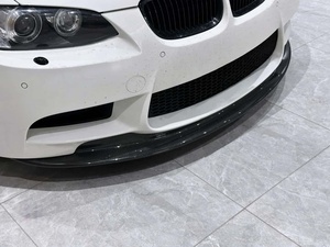 Nuevo Parachoques Deportivo Estilo GTS de Alta Calidad, Labio Delantero de Fibra de Carbono, Fijación con Tornillos para Serie 3 M3 E92 2007-2013, Incluye Tornillos - Product Image 5