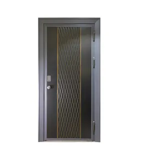 Empresa de puerta cortafuegos de China con certificación de puerta cortafuegos externa fd30 puerta cortafuegos de madera y Marco