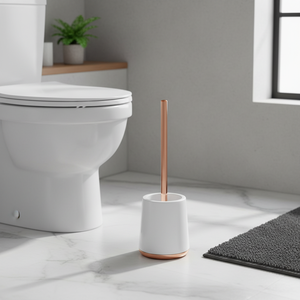 Scopino per WC con supporto PS LENA, bianco - MSV. - Product Image 3