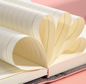 Juego de bolígrafos de cuaderno de cuero con forro A5 personalizado, diseño de bloqueo de corazón, diario de 100 páginas para escritura personal de viaje, caja de regalo - Product Image 5