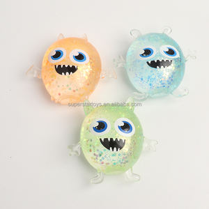 Adorables Bolas <span class=keywords><strong>de</strong></span> Azúcar con Forma <span class=keywords><strong>de</strong></span> <span class=keywords><strong>Monstruo</strong></span>, Juguete Sensorial Antiestrés <span class=keywords><strong>de</strong></span> Ascenso Lento, Juguete Sensorial Relajante para Apretar - Product Image 1