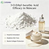 Acide ascorbique 3-o-éthylique de qualité cosmétique à 99% de pureté, blanchissant et éclaircissant, CAS 86404-04-8