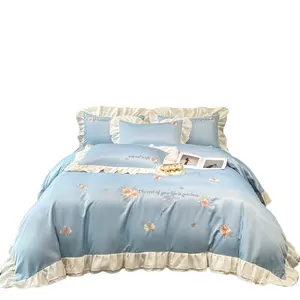 Edredor de cama de luxo branca pura, alta qualidade, 100%, de mulberry, king size, confortador, tecido, 60 cores, estilo americano, lençol, cama conjunto de