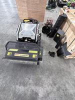 Tondeuse multifonctionnelle de qualité industrielle télécommandée pour pelouses, jardins, terrains de sport, ferme, avec rotoculteur et lame à marteaux