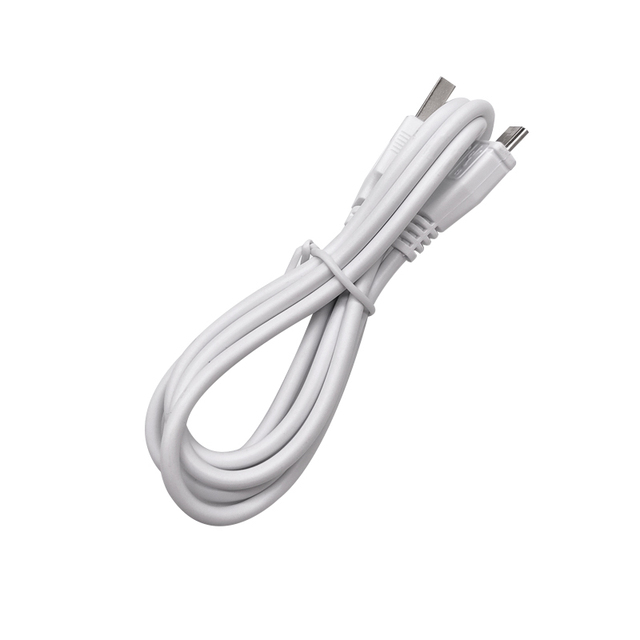 Manufacturer's 1M White USB Cable Micro USB USB Type 24AWG UL2464 4-Core Charging Data for 1A Devices Braid for Cameras