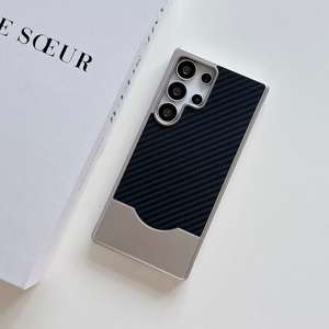 Nouveau étui de téléphone en bois de noyer pour Samsung S25 Ultra S24 <span class=keywords><strong>Plus</strong></span> étui magnétique en Fiber de carbone pour iphone 16 15 Pro Max - Product Image 6