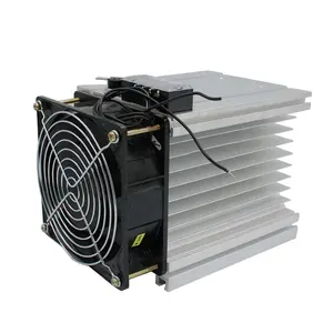 100A 120A Y-150 Radiator Heat Sink With Fan For Three Phase SSR Solid State Relay