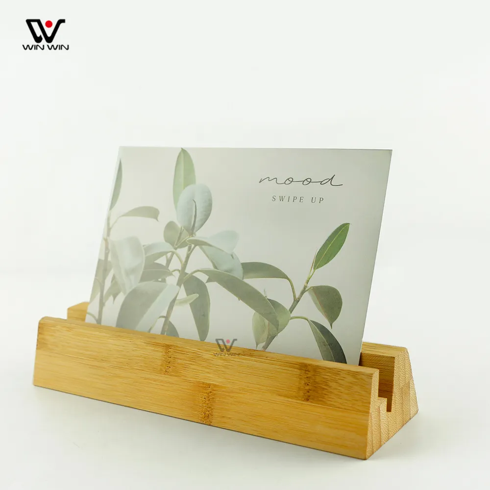 Customizable Wooden Calendar Stand Desktop Decoration Portable Calendar Wood Stand Home Decor